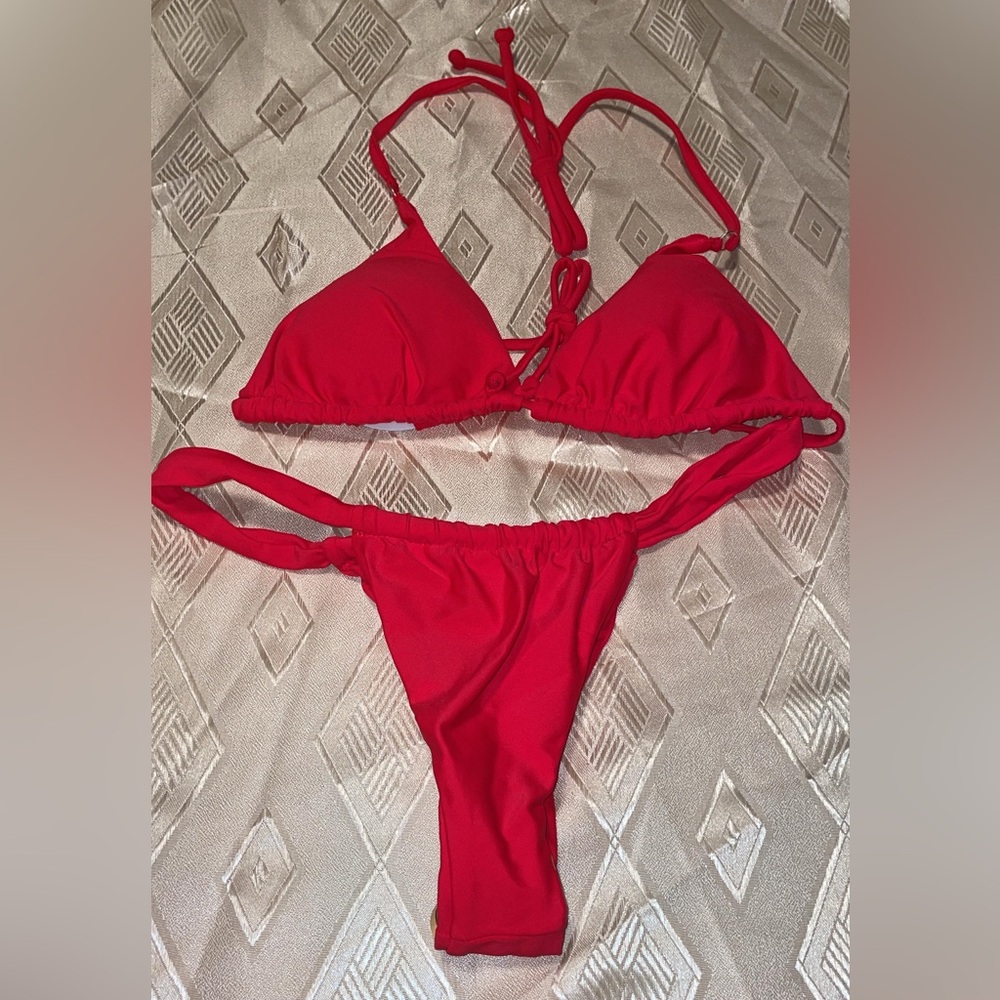 Red Bikini Set
